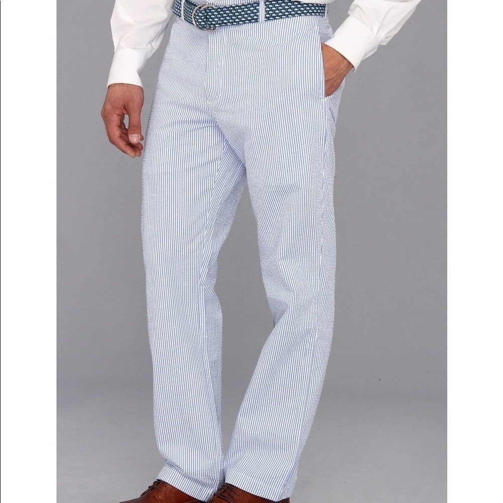 Vineyard Vines | Seersucker Slim Club Pant | 32x30